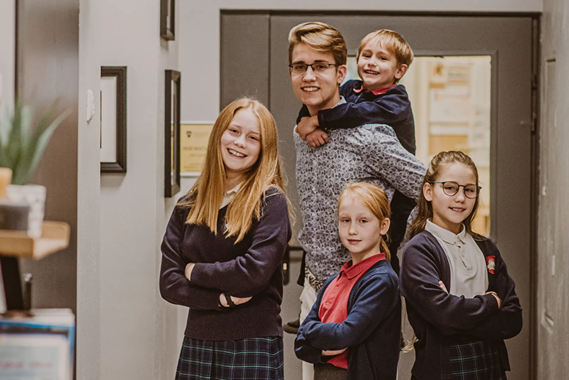 Uczniowie szkół Fundacji Sternik